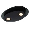 Lucide OKNO Lámpara de Techo Negro, 2 luces