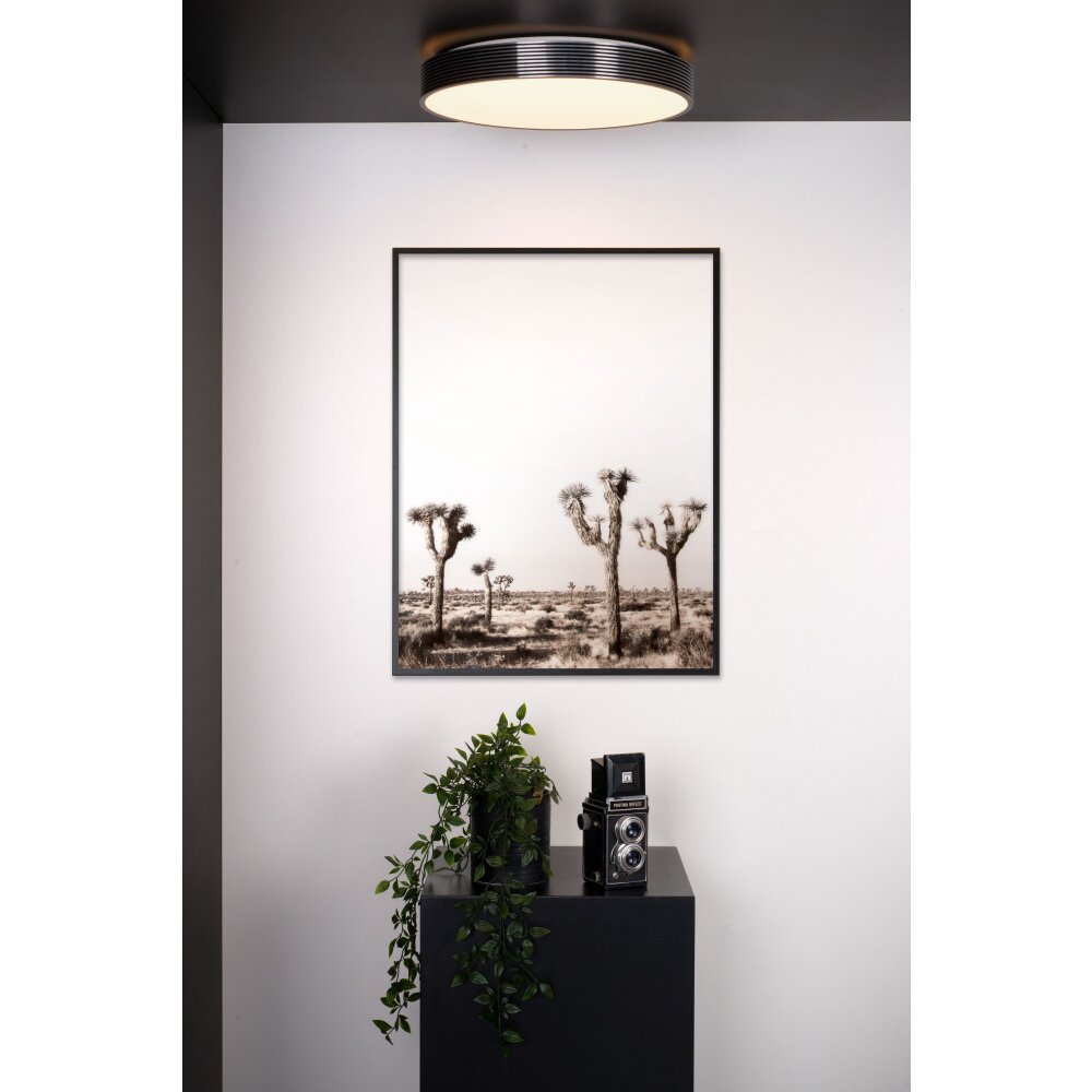 Lucide MALIN Lámpara de Techo LED Negro, 1 luz main product photo