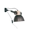 Steinhauer Gearwood Aplique Antracita, 1 luz