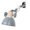 Steinhauer Gearwood Aplique Gris, 1 luz