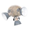 Steinhauer Gearwood Lámpara de Techo Marrón, Gris, 3 luces