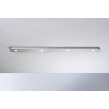 Bopp-Leuchten CLOSE Lámpara de Techo LED Aluminio, Plata, 4 luces