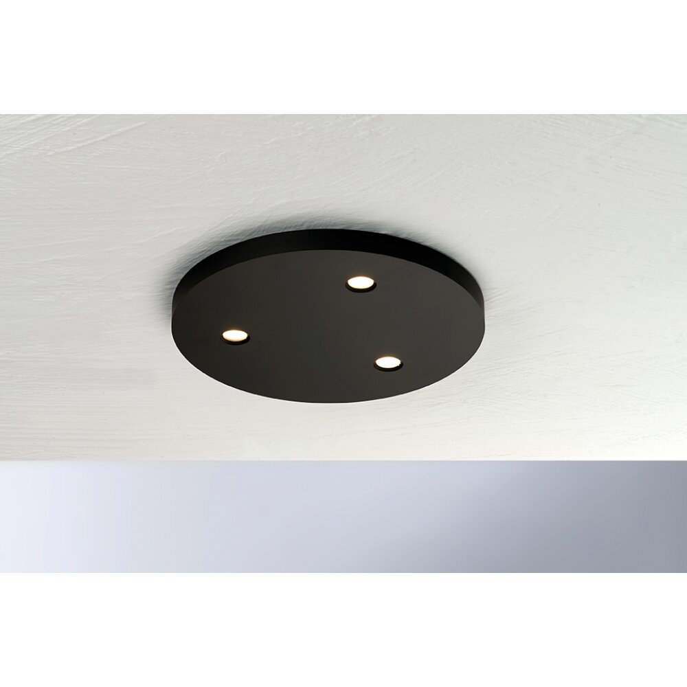 Bopp-Leuchten CLOSE Lámpara de Techo LED Negro, 3 luces main product photo