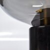 Maoro Lámpara de mesa Gris, Latón, Negro, 1 luz