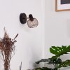 Pipisu Aplique dorado, Latón, Negro, 1 luz