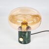 Maoro Lámpara de mesa Verde, Latón, 1 luz