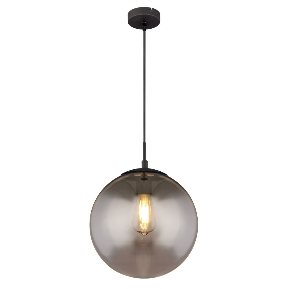 Globo BLAMA Lámpara Colgante Negro, 1 luz main product photo