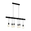 Eglo TOWNSHEND Lámpara Colgante Negro, 6 luces