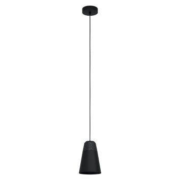 Eglo CANTERRAS Lámpara Colgante Negro, 1 luz