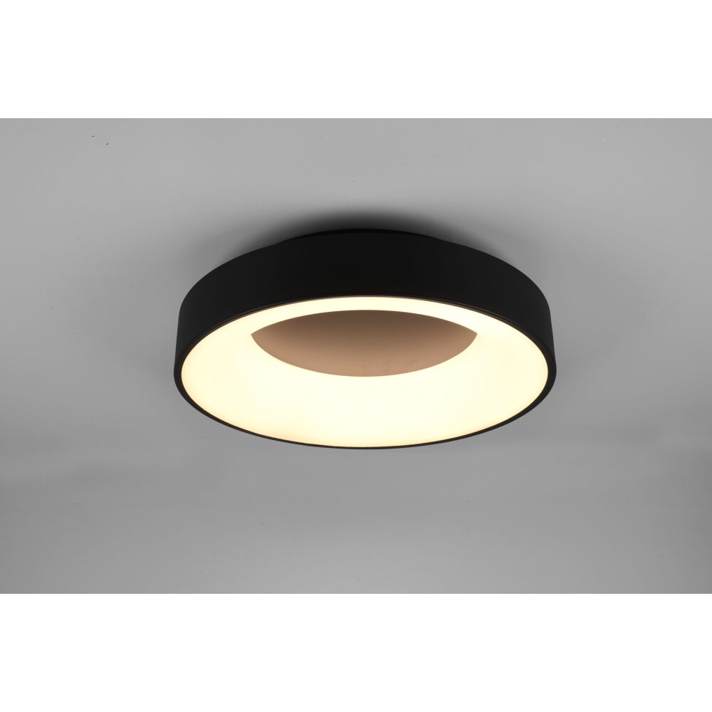 Trio Girona Lámpara de Techo LED Negro, 1 luz main product photo