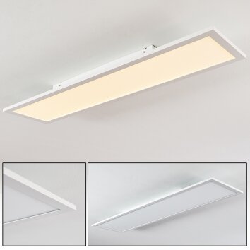 Salmi Lámpara de Techo LED Blanca, 1 luz