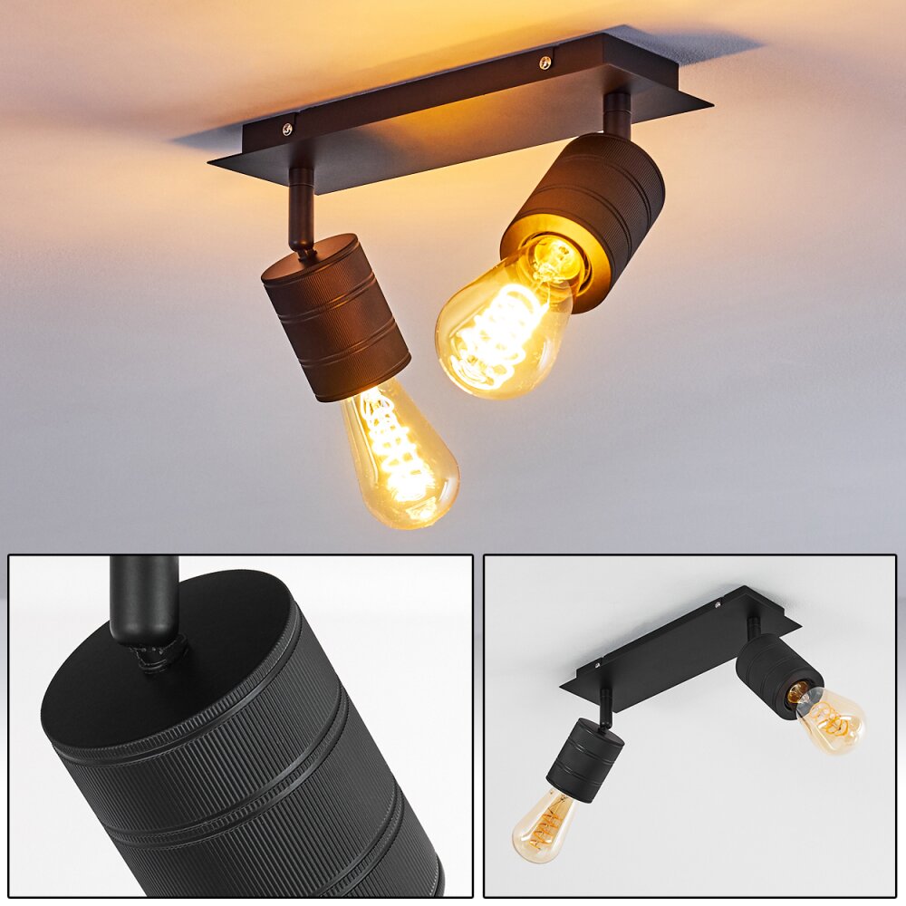 Ajaccio Lámpara de Techo Negro, 2 luces main product photo