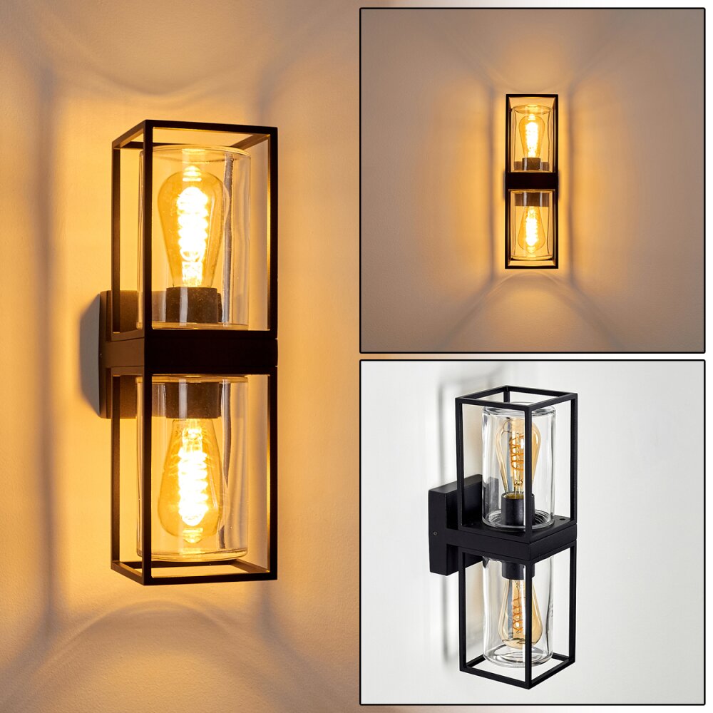 Palanga Aplique para exterior Negro, 2 luces main product photo