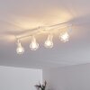 Baripada Lámpara de Techo Blanca, 4 luces