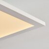Salmi Lámpara de Techo LED Blanca, 1 luz, Mando a distancia
