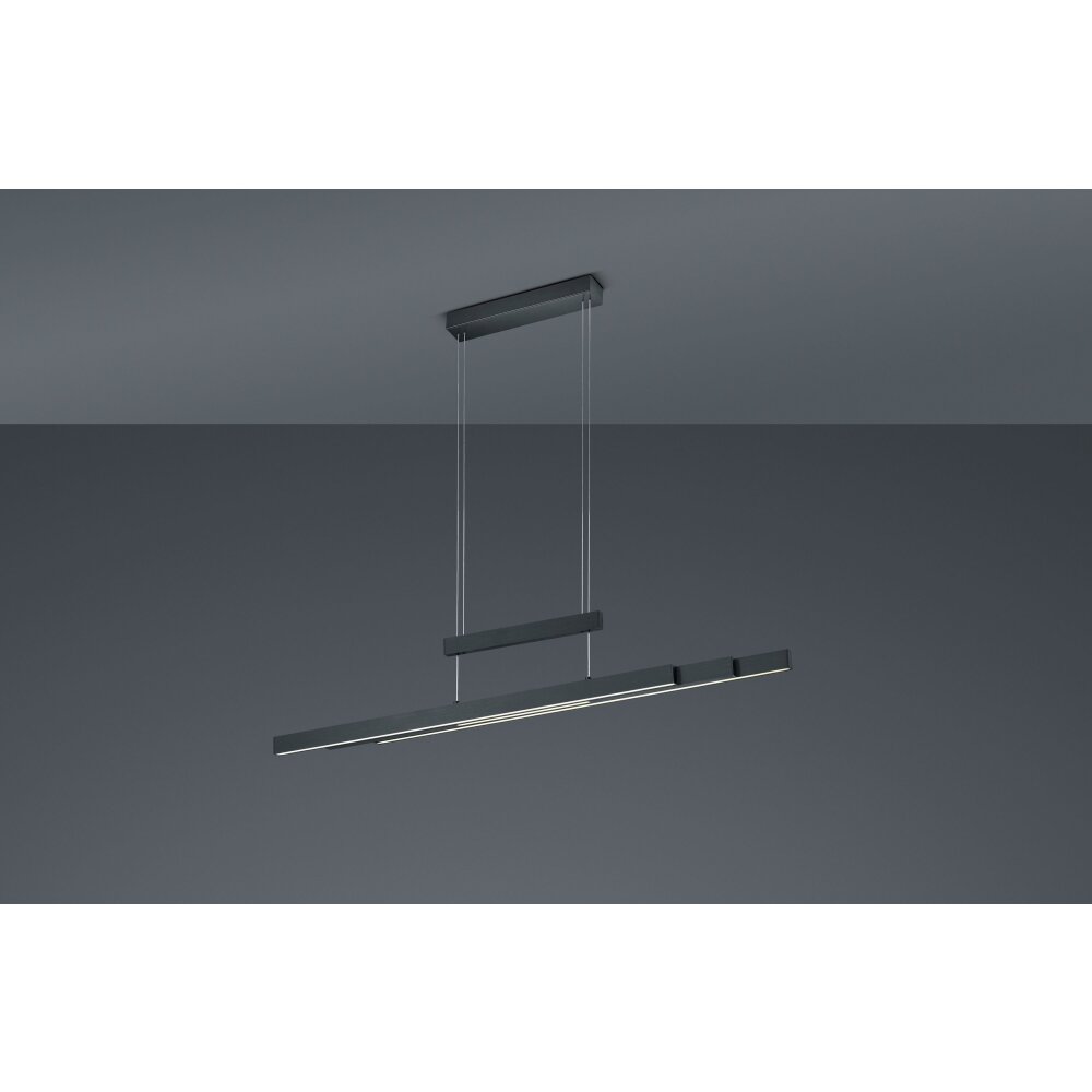 Trio Trajan Lámpara Colgante LED Negro, 3 luces main product photo