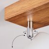 Zuoz Lámpara de Techo Madera clara, 3 luces