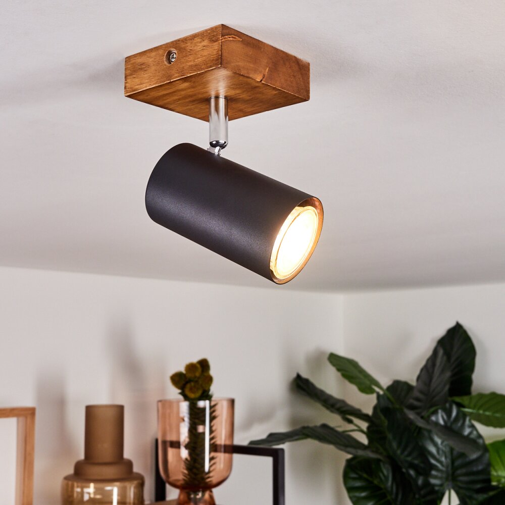 Zuoz Lámpara de Techo Madera clara, 1 luz main product photo