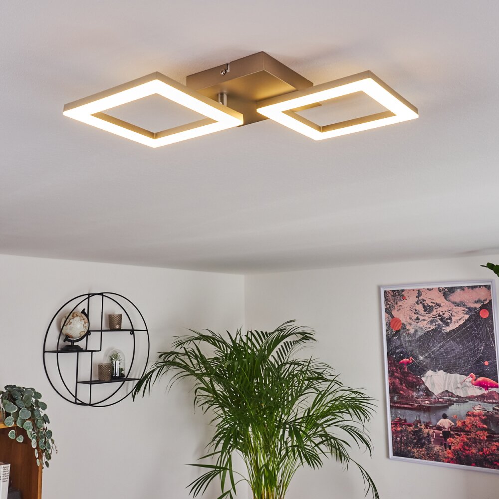 Batuna Lámpara de Techo LED Níquel-mate, 1 luz main product photo