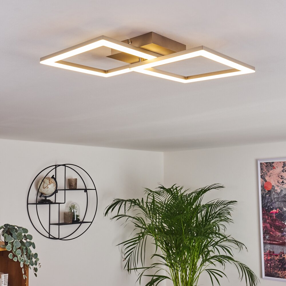 Batuna Lámpara de Techo LED Níquel-mate, 1 luz main product photo