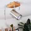 Zuoz Lámpara de Techo Madera clara, 1 luz