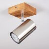 Zuoz Lámpara de Techo Madera clara, 1 luz
