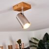 Zuoz Lámpara de Techo Madera clara, 1 luz