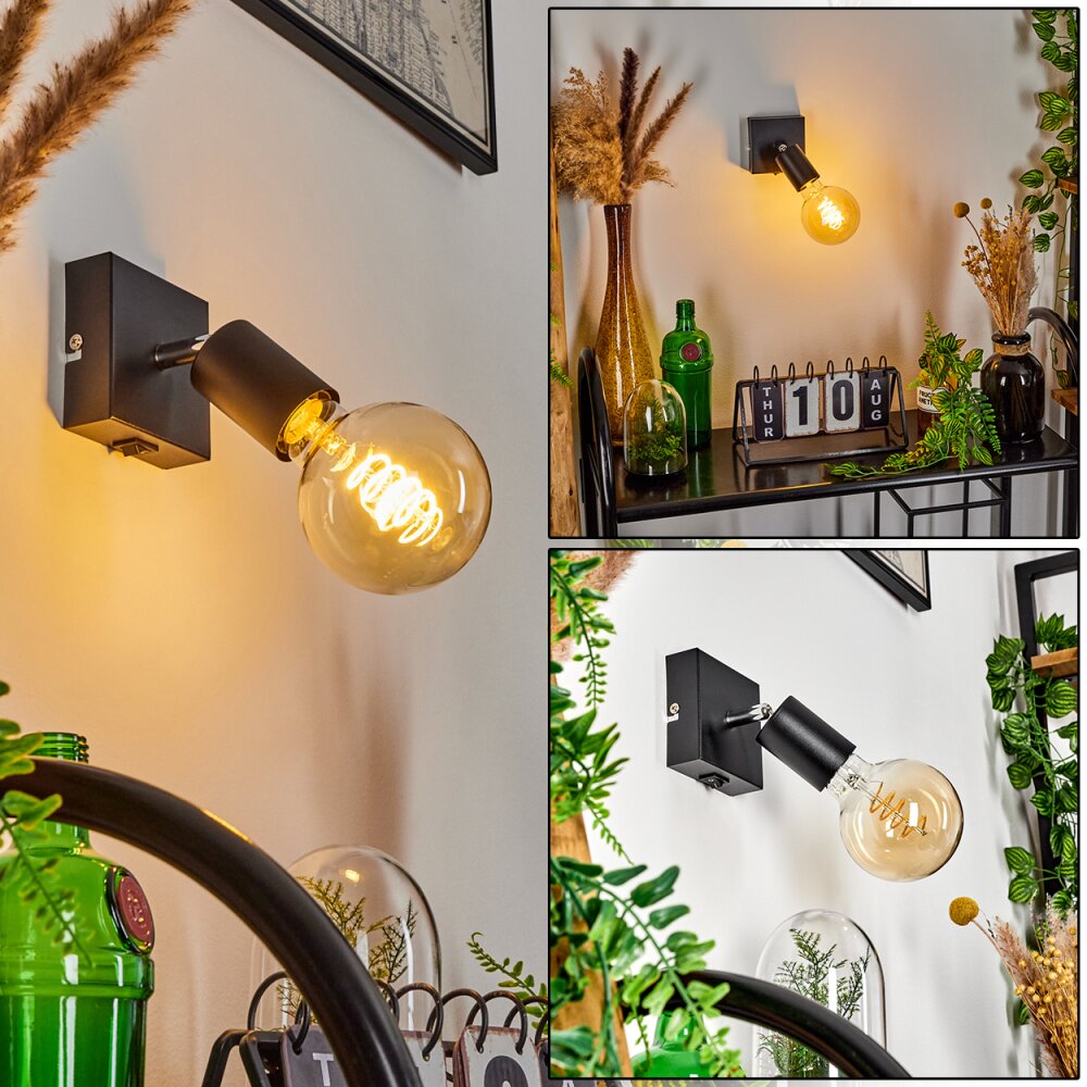 Tulla Aplique Negro, 1 luz main product photo