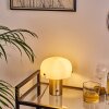 Guicia Lámpara de mesa dorado, Latón, 1 luz