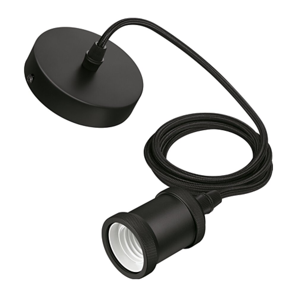 Philips Cord Lámpara Colgante Negro, 1 luz main product photo