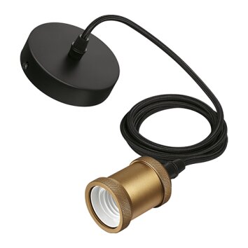 Philips Cord Lámpara Colgante Negro, 1 luz