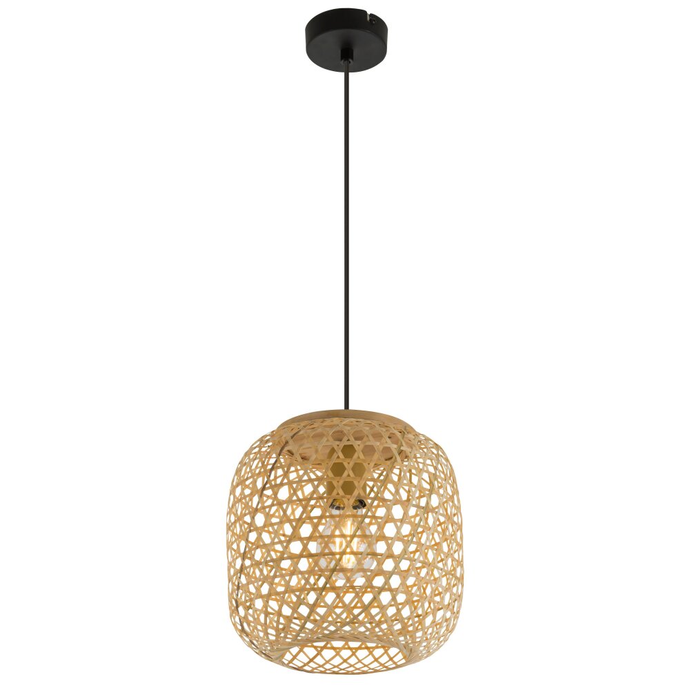Globo MIRENA Lámpara Colgante Negro, 1 luz main product photo