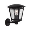 Brilliant Riley Aplique para exterior Negro, 1 luz