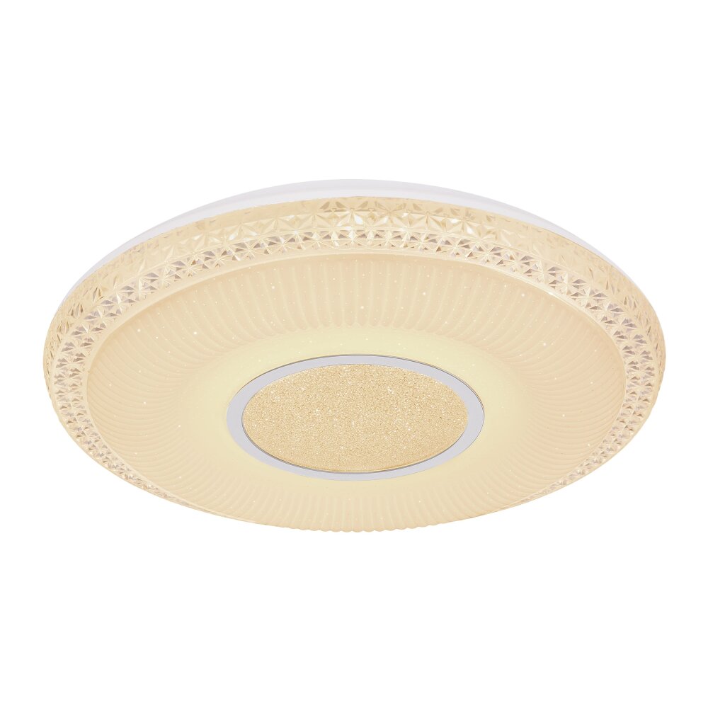 Globo KLEMENS Lámpara de Techo LED Blanca, 2 luces, Mando a distancia, Cambia de color main product photo