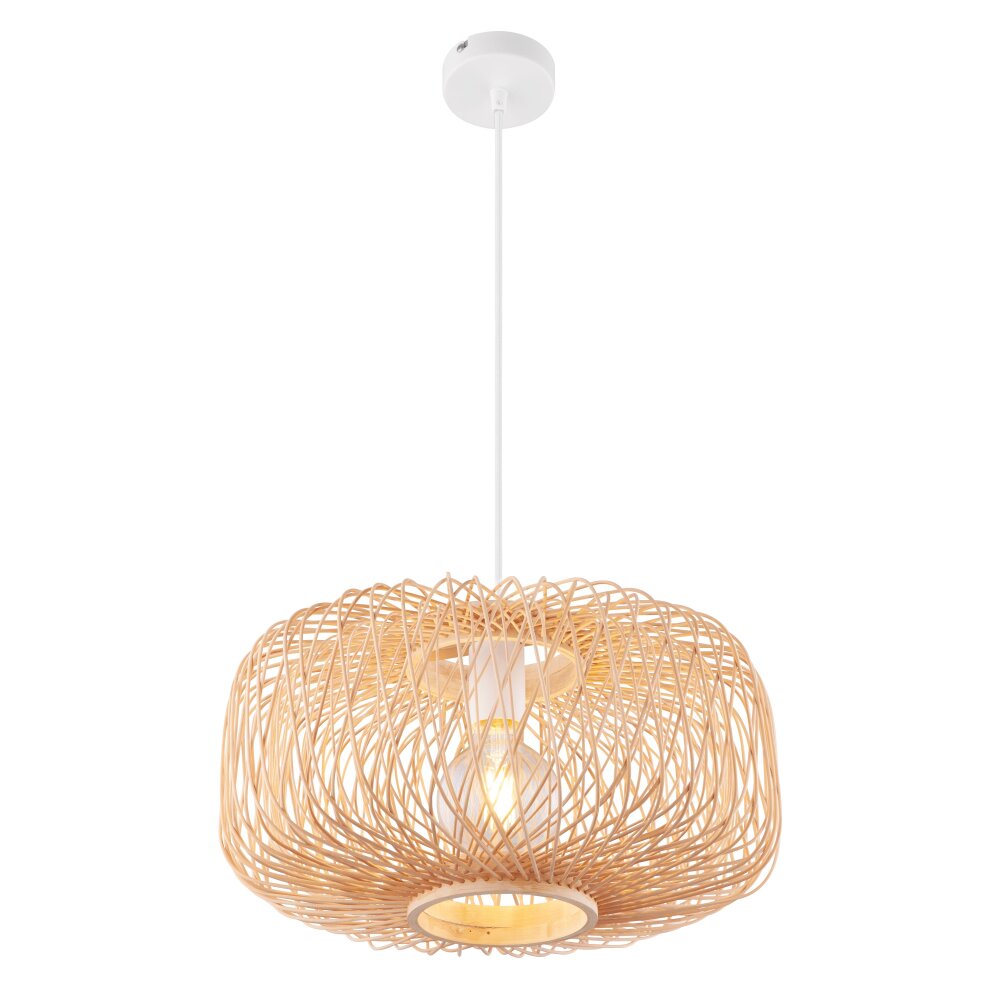 Globo LUCIA Lámpara Colgante Blanca, 1 luz main product photo