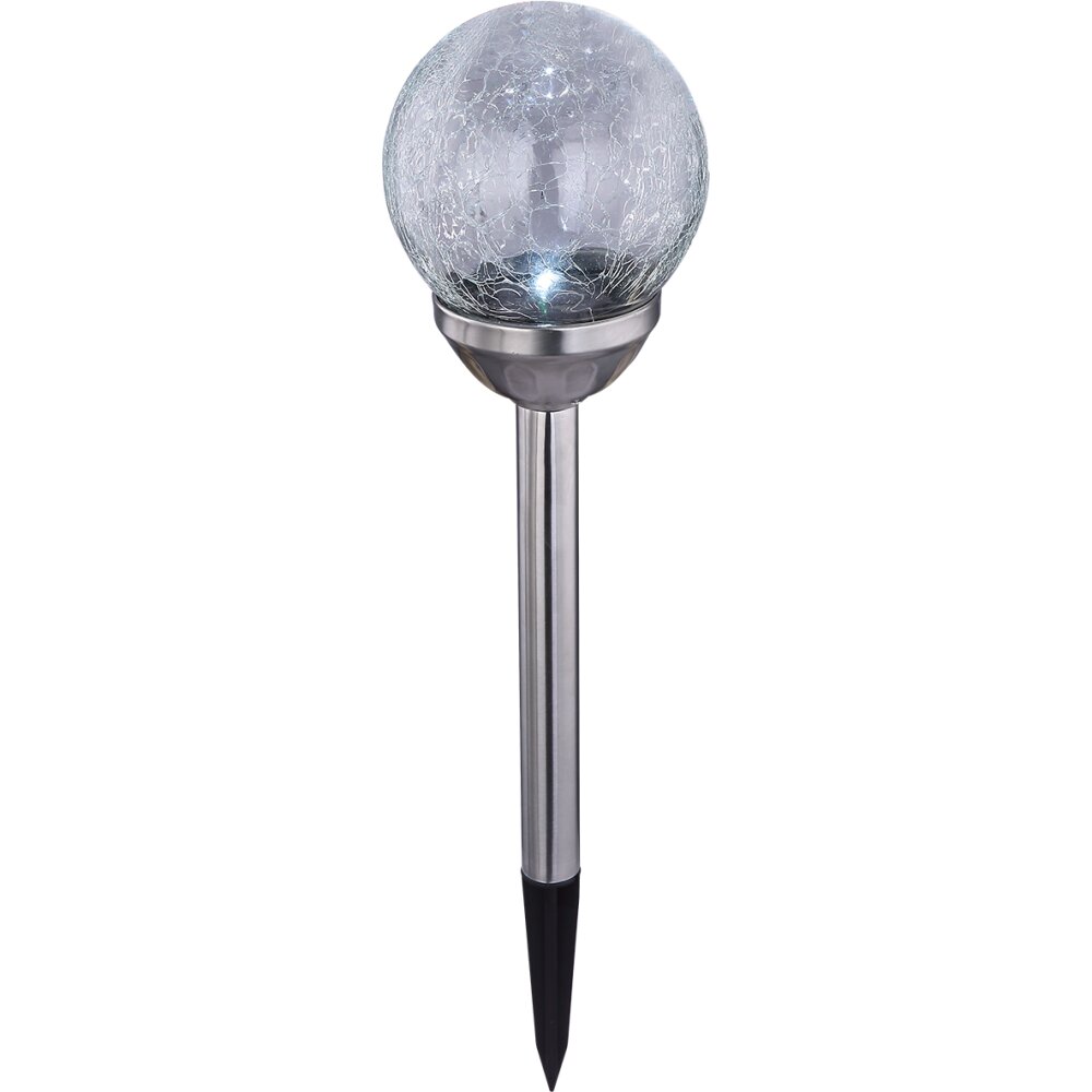 Globo SOLAR Lámpara solar LED Acero inoxidable, 1 luz main product photo