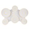 Globo FLAVETTO Lámpara de Techo LED Blanca, 1 luz, Mando a distancia