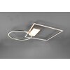 Trio Downey Lámpara de Techo LED Níquel-mate, 1 luz, Mando a distancia