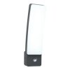 Lutec KIRA Aplique para exterior LED Antracita, 1 luz, Sensor de movimiento
