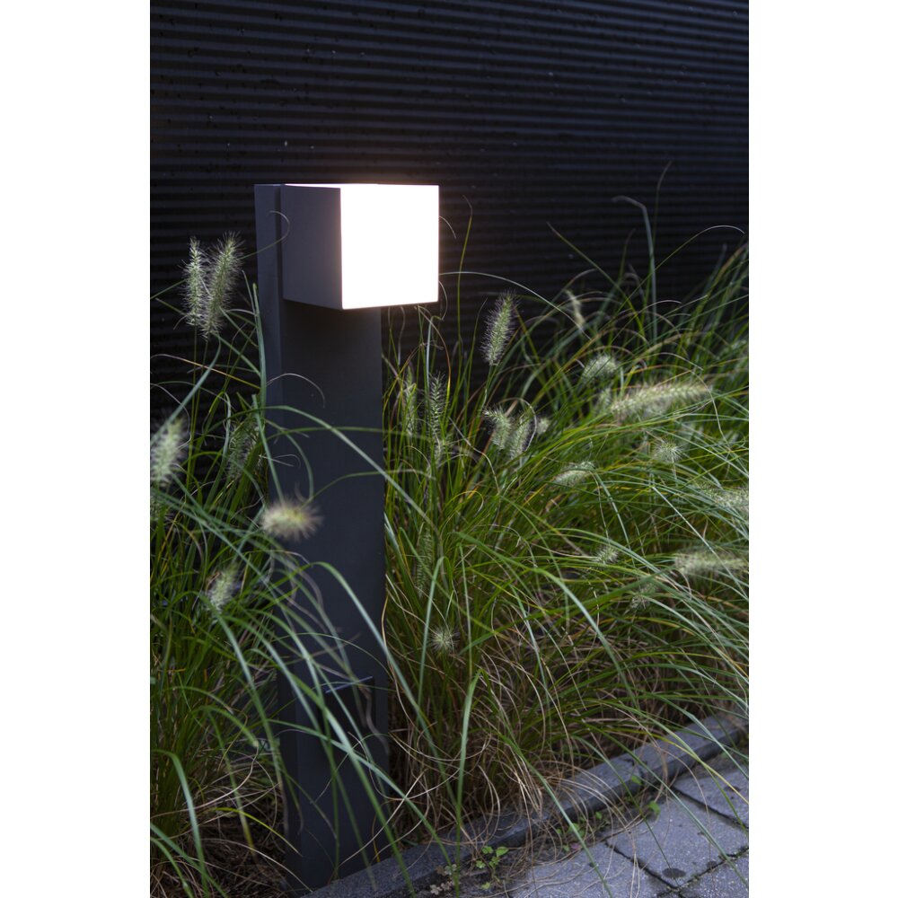 Lutec CUBA Poste de Jardín LED Antracita, 1 luz main product photo