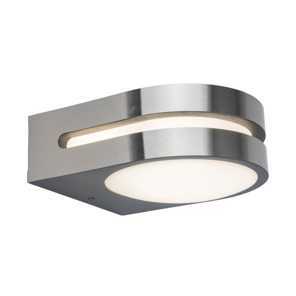Lutec FANCY Aplique para exterior LED Acero inoxidable, 1 luz main product photo