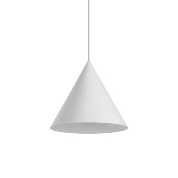 Ideallux A-LINE Lámpara Colgante Blanca, 1 luz