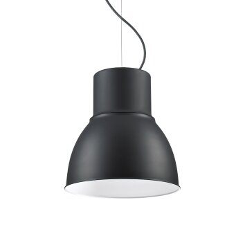 Ideallux BREEZE Lámpara Colgante Negro, Blanca, 1 luz