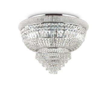 Ideallux DUBAI Lámpara de Techo Cromo, 24 luces