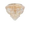 Ideallux DUBAI Lámpara de Techo dorado, 24 luces