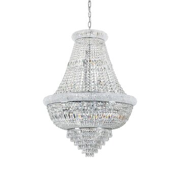 Ideallux DUBAI Lámpara Colgante Cromo, 24 luces