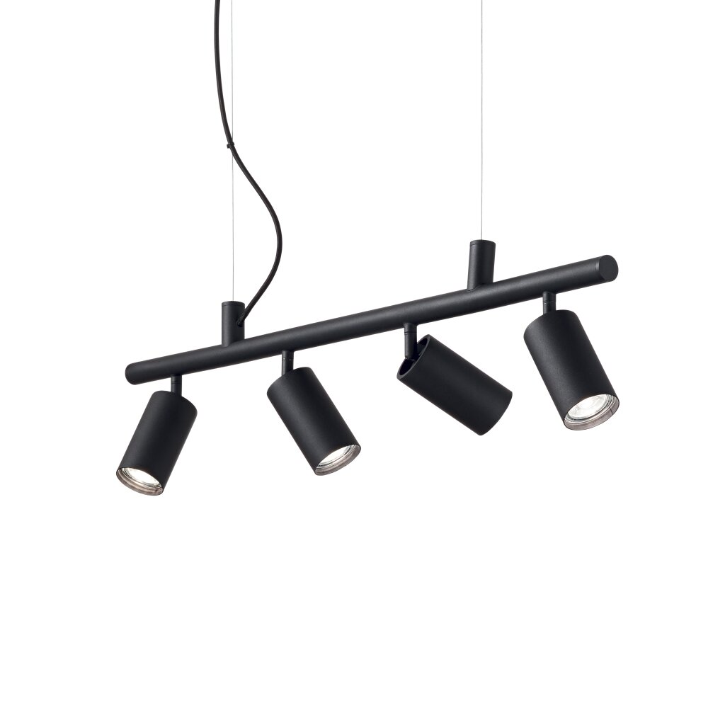 Ideallux DYNAMITE Lámpara Colgante Negro, 4 luces main product photo