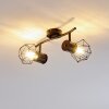 Bardhaman Lámpara de Techo Negro, 2 luces