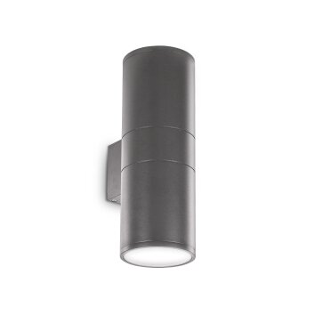 Ideallux GUN Aplique para exterior Antracita, 2 luces