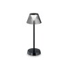 Ideallux LOLITA Lámpara de mesa LED Negro, 1 luz